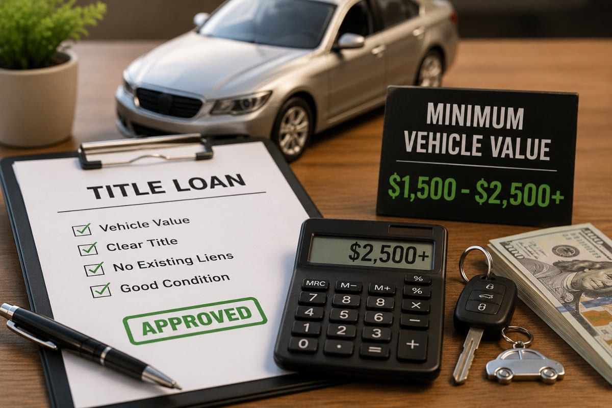 minimal car value for a title loan